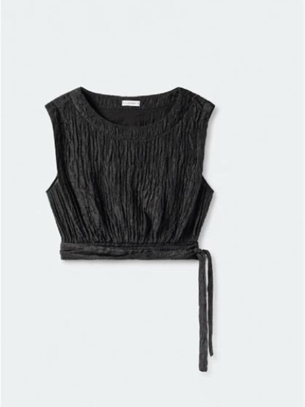 SILK LAUNDRY crinkle sleeveless top size SMALL